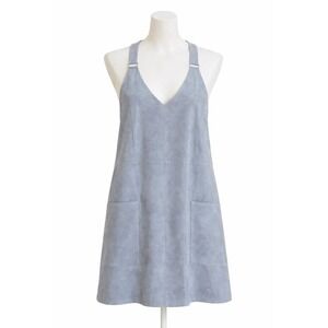 BCBGMaxAzria Vegan Suede-Look Halter Dress